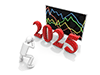 2025 business forecast graph | Free illustration material download