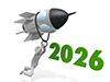 Wishing for a leap in 2026! Free illustration material (commercial use allowed, high resolution)