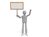 Free download! High-quality illustration material of people demonstrating and protesting | Person holding a placard