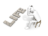 Difficulties and setbacks in life: Free high-quality illustrations of business scenes with problems
