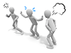 Free illustrations to express troubles and human relationship worries | Stress relief and arbitration