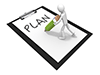 Free illustrations for making plans | Planning materials for achieving goals