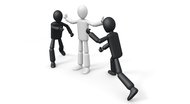 Hitting each other ｜ Stop ｜ Point your finger --Clip art / Photo / Illustration / People / Free download / People