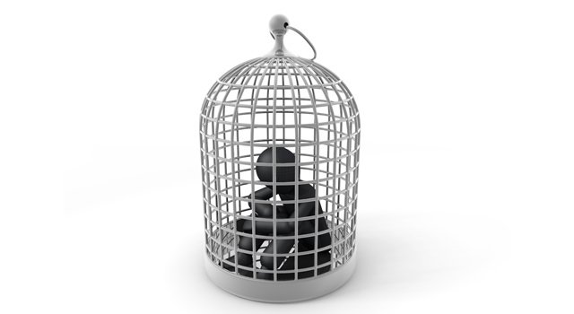 Trapped ｜ Prison ｜ Screaming-Clip Art / Photos / Illustrations / Peoples / Free Download / People