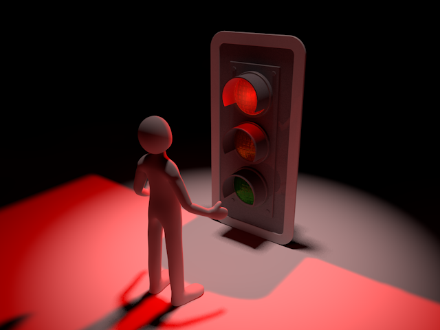 若い / 笑顔 / 指差し / 思い出す - 人物 / 男性 / 女性 / イラスト / 写真 / フリー素材 / 3Dレンダリング