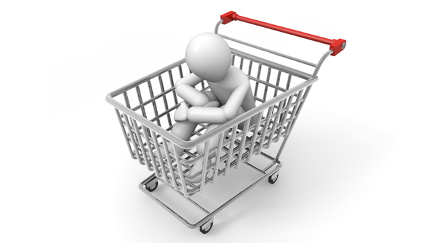 Depressed ｜ Shopping Cart ｜ Sold-Clip Art / Photos / Illustrations / Peoples / Free Download / People