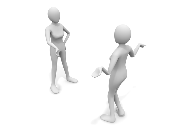 白バック / 人物 / 女の子 / 仲良し - 人物 / 男性 / 女性 / イラスト / 写真 / フリー素材 / 3Dレンダリング