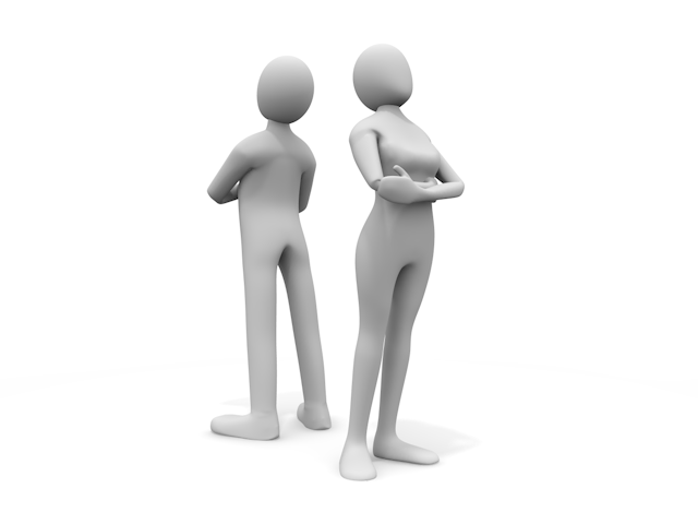 ベクター / 好意 / 可愛い / 告白 - 人物 / 男性 / 女性 / イラスト / 写真 / フリー素材 / 3Dレンダリング