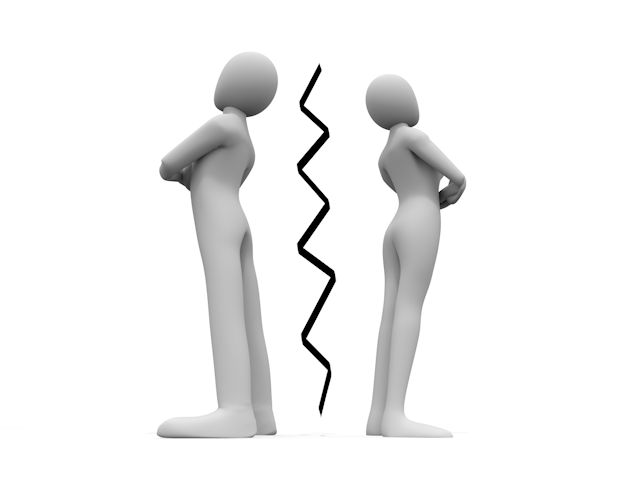 一目惚れ / 愛情 / バストアップ / ハートマーク - 人物 / 男性 / 女性 / イラスト / 写真 / フリー素材 / 3Dレンダリング