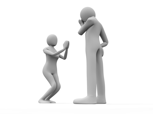 失敗 / メッセージ / 表情 / 日本人 - 人物 / 男性 / 女性 / イラスト / 写真 / フリー素材 / 3Dレンダリング