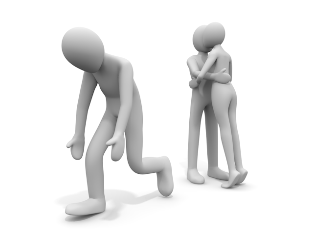 考える / 読む / 見る / 年配 - 人物 / 男性 / 女性 / イラスト / 写真 / フリー素材 / 3Dレンダリング