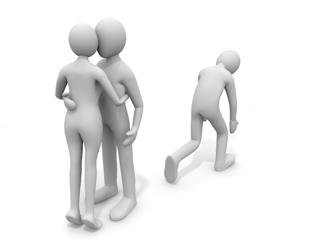 夫 / 説明 / 円満家庭 / 家事 - 人物 / 男性 / 女性 / イラスト / 写真 / フリー素材 / 3Dレンダリング