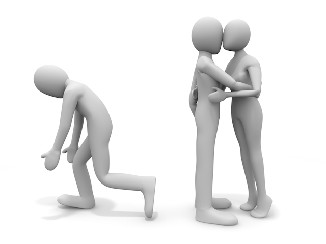 請求書 / 相談 / ミドル / 中年夫婦 - 人物 / 男性 / 女性 / イラスト / 写真 / フリー素材 / 3Dレンダリング