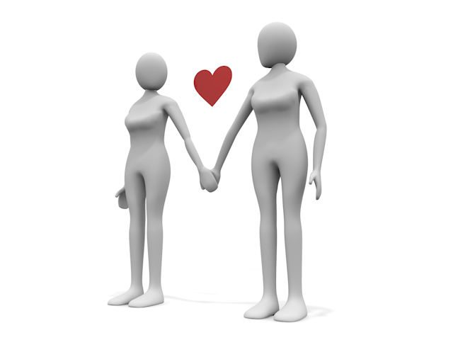 反省 / 凹む / 悩む / わからない - 人物 / 男性 / 女性 / イラスト / 写真 / フリー素材 / 3Dレンダリング