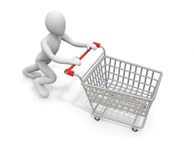 白バック / イラスト / ネット通販 / IT / ec - 人物 / 男性 / 女性 / イラスト / 写真 / フリー素材 / 3Dレンダリング