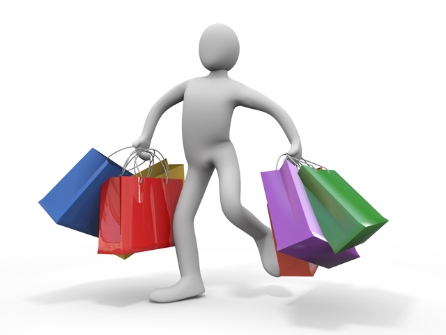 ショッピングカート / ケータイ / 携帯電話 / エレクトロニックコマース - 人物 / 男性 / 女性 / イラスト / 写真 / フリー素材 / 3Dレンダリング