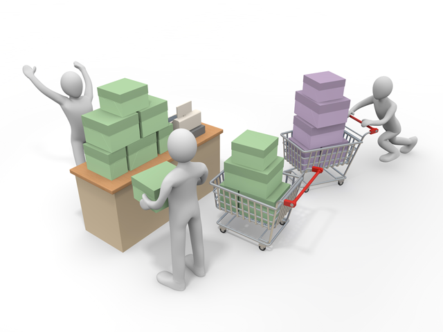 買い物 / 素材 / カット / 女性 / 集まる - 人物 / 男性 / 女性 / イラスト / 写真 / フリー素材 / 3Dレンダリング