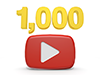 チャンネル登録数/1,000人突破 - 人物イラスト｜フリー素材｜パーソン