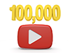 チャンネル登録数/100,000人突破 - 人物イラスト｜フリー素材｜パーソン