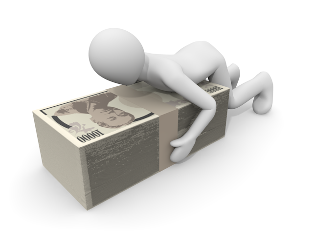 トラブル/借金/盗難  - 人物 / 男性 / 女性 / イラスト / 写真 / フリー素材 / 3Dレンダリング