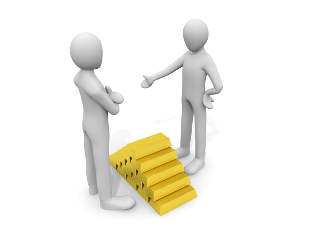 大金/稼ぐ/儲かる  - 人物 / 男性 / 女性 / イラスト / 写真 / フリー素材 / 3Dレンダリング