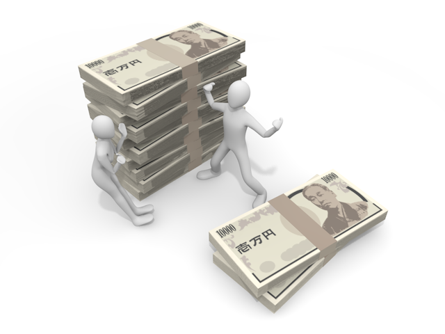 トラブル/借金/盗難  - 人物 / 男性 / 女性 / イラスト / 写真 / フリー素材 / 3Dレンダリング