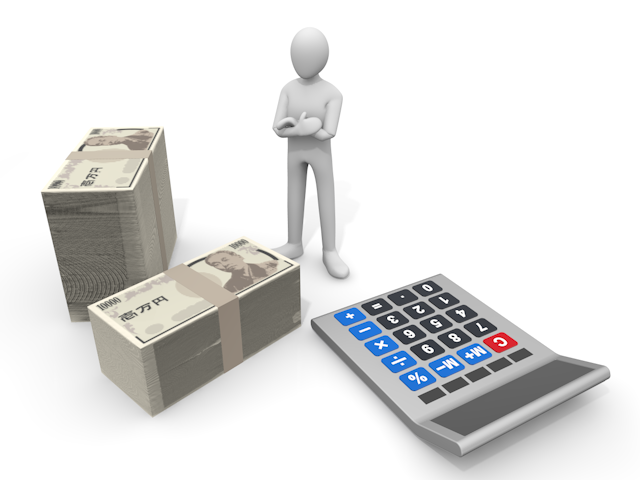 大金/稼ぐ/儲かる  - 人物 / 男性 / 女性 / イラスト / 写真 / フリー素材 / 3Dレンダリング