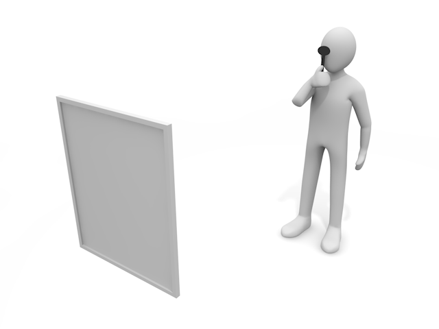 目医者｜眼科｜視力検査表｜視力検査 - 人物 / 男性 / 女性 / イラスト / 写真 / フリー素材 / 3Dレンダリング