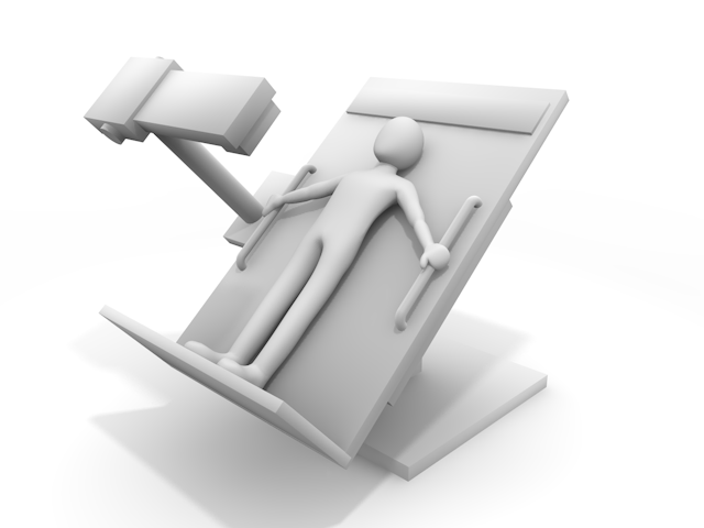 バリウム検査｜胃部レントゲン｜健康診断 - 人物 / 男性 / 女性 / イラスト / 写真 / フリー素材 / 3Dレンダリング