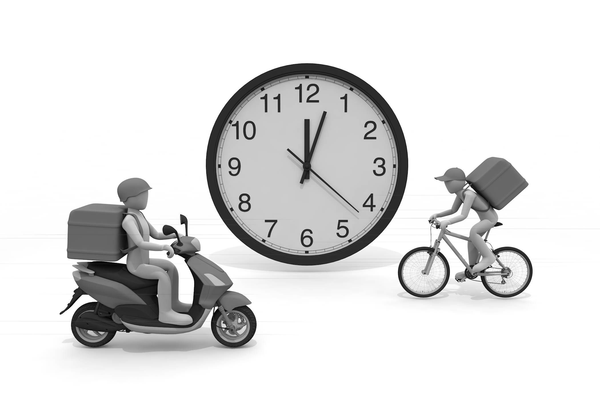 インターネット / マンガ / 無人操縦機 / トラック/貨物運送 / モバイルアプリ - 無料イラスト/デリバリー/クリップアート/3Dレンダリング