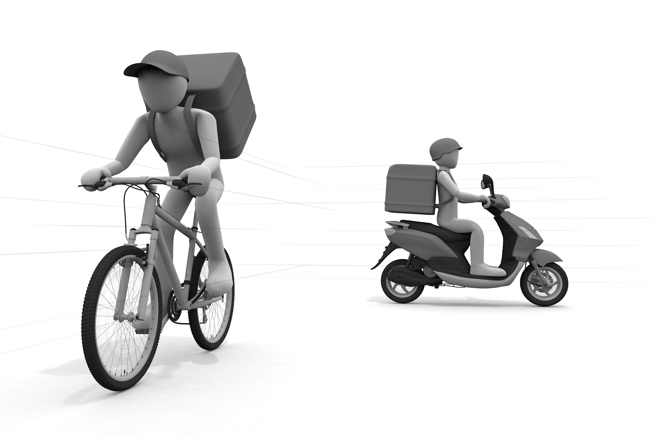 寿司 / 携帯電話 / 日本食 / 昼食 / 横位置 / 注文する / 消費主義 - 無料イラスト/デリバリー/クリップアート/3Dレンダリング