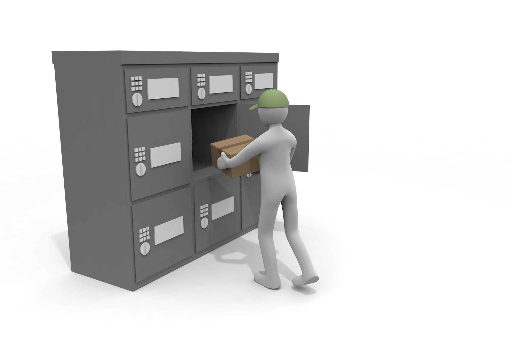 無料イラストをダウンロード。 - イラスト/無料/クリップアート/宅配/運輸業/段ボール