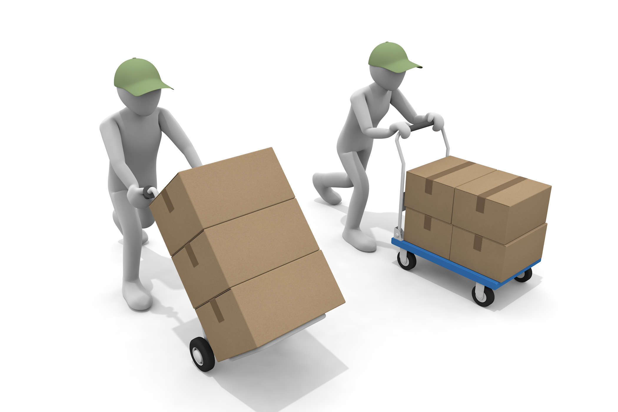 イラスト制作も承っております。 - イラスト/無料/クリップアート/宅配/運輸業/段ボール