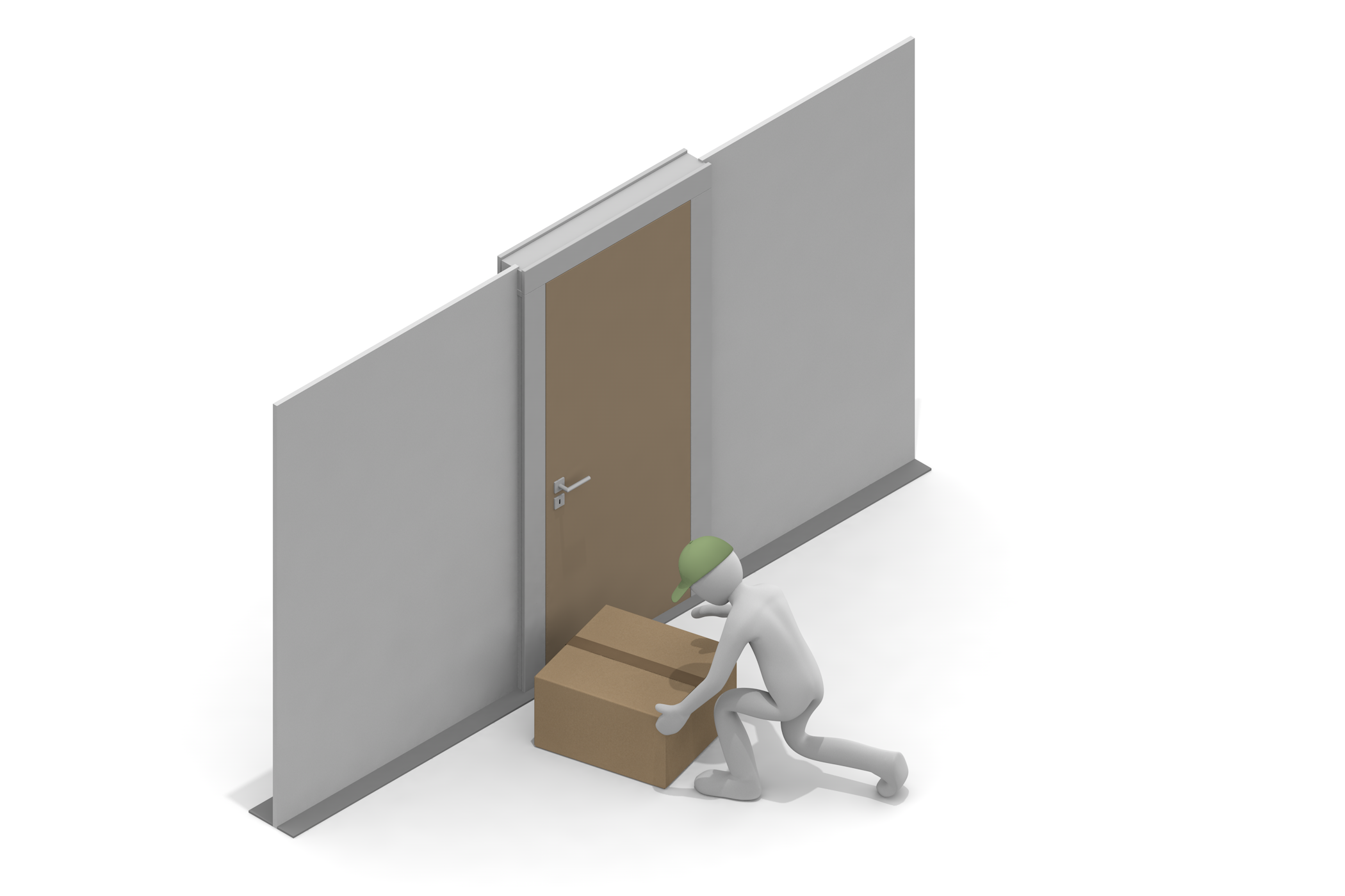 商用利用OKです。 - イラスト/無料/クリップアート/宅配/運輸業/段ボール