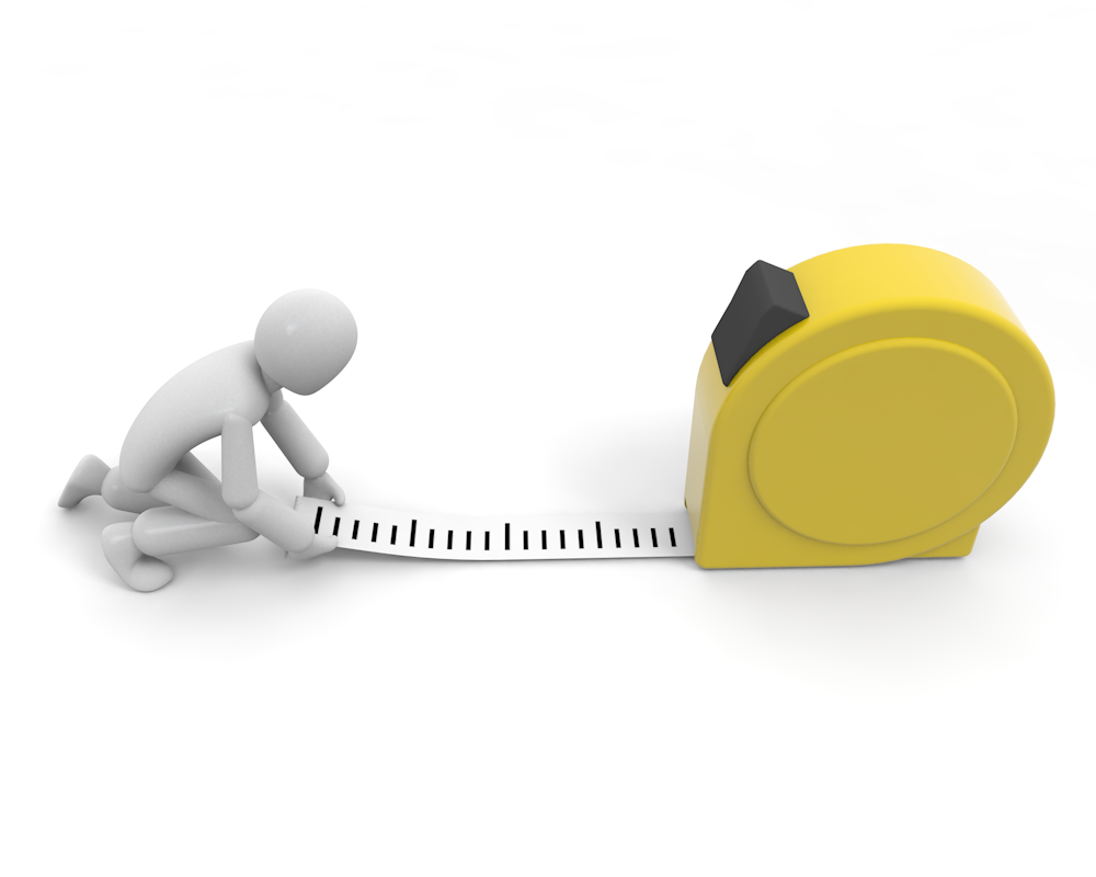 Measure with a tape measure ｜ Measure length ｜ Find out --Clip art / Photo / Illustration / People / Free download / People