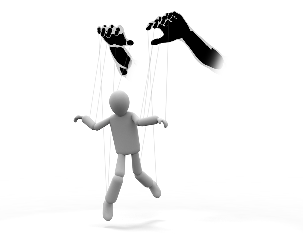 People like puppets | Find the mastermind | Manipulate people-Clip art / Photos / Illustrations / Peoples / Free download / People