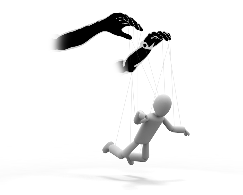 Manipulated person | Person who can do what he wants | Empty life-Clip art / Photo / Illustration / People / Free download / Person