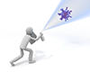 Eradication of viruses ｜ COVID-19 measures ｜ Disease spreads ――Personal illustrations ｜ Free material